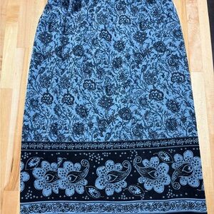 Sag Harbor 14P Blue and Black skirt